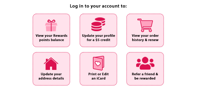 Log in to your account