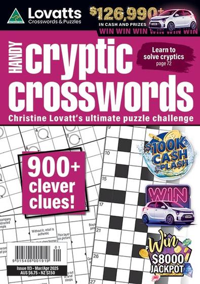 Lovatts Handy Cryptic Crosswords magazine cover