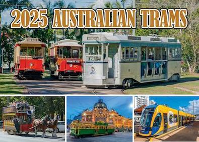 Australian Trams 2025 Calendar cover