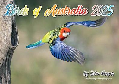 Birds of Australia 2025 Calendar cover