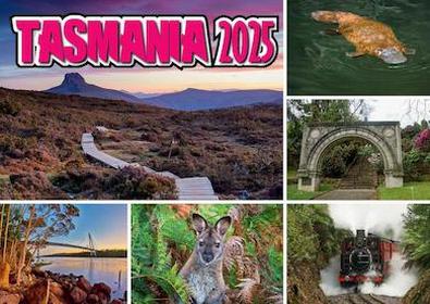 Tasmania 2025 Calendar cover