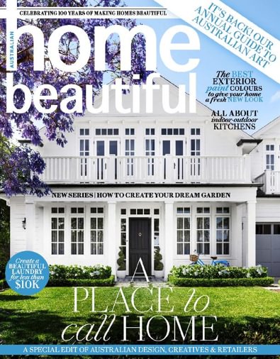 Australian home beautiful magazine cover