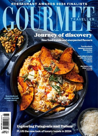 Gourmet Traveller magazine cover