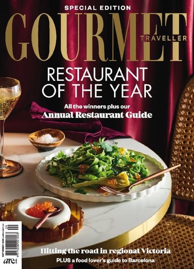 Gourmet Traveller magazine cover