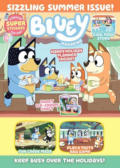 Bluey magazine cover