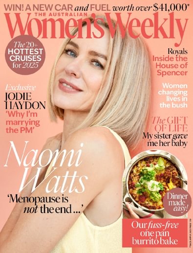 Australian Women's Weekly magazine cover