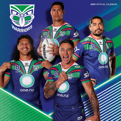 2025 NRL NZ Warriors Calendar cover