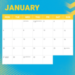 2025 NRL Gold Coast Titans Calendar alternate 2