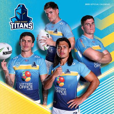 2025 NRL Gold Coast Titans Calendar cover