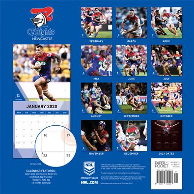 Nrl Newcastle Knights 2020 Calendar - Isubscribe.com.au