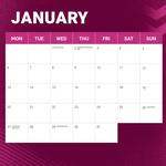 2025 NRL Manly Sea Eagles Calendar alternate 2