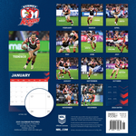 2025 NRL Sydney Roosters Calendar alternate 3