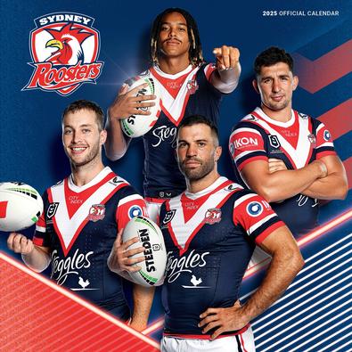 2025 NRL Sydney Roosters Calendar cover