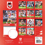 2025 NRL St George Illawarra Dragons Calendar alternate 3