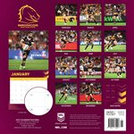 2025 NRL Brisbane Broncos Calendar alternate 3