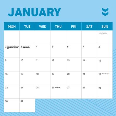 NRL Cronulla Sharks 2023 Calendar - isubscribe.com.au