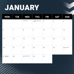 2025 NRL Penrith Panthers Calendar alternate 2