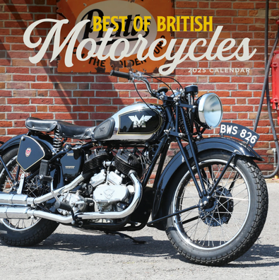 2025 Best of British Motorcycles Calendar cover