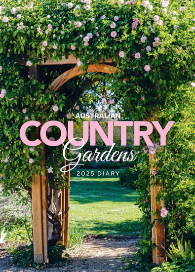 2025 Australian Country Gardens Diary cover