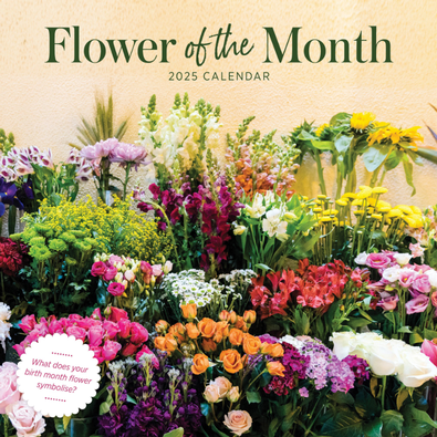 2025 Flower of the Month Calendar cover