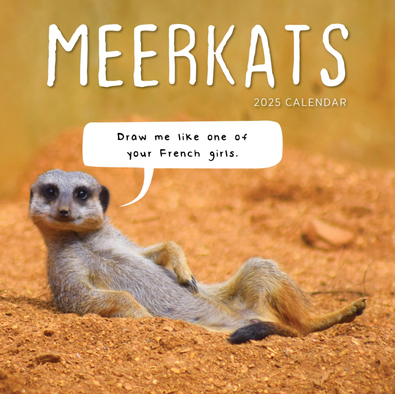 2025 Meerkats Calendar cover