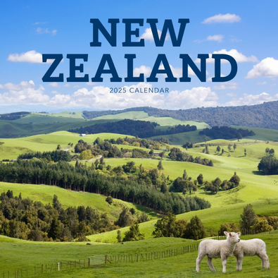 2025 New Zealand Calendar cover