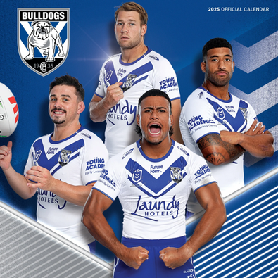 2025 NRL Canterbury- Bankstown Bulldogs Calendar cover