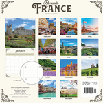 2025 Romantic France Calendar alternate 3