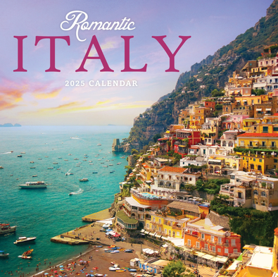 2025 Romantic Italy Calendar cover