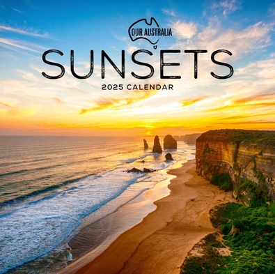 2025 Our Australia Sunsets Calendar cover