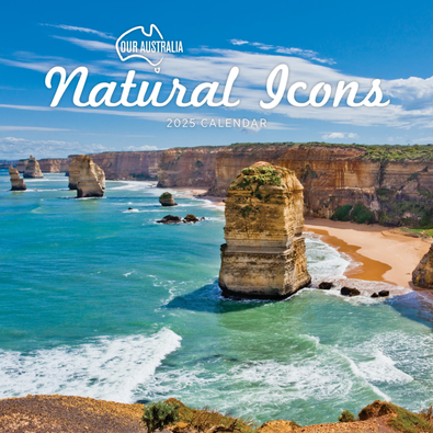 2025 Our Australia Natural Icons Calendar cover