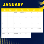 2025 NRL North Queensland Cowboys Calendar alternate 2