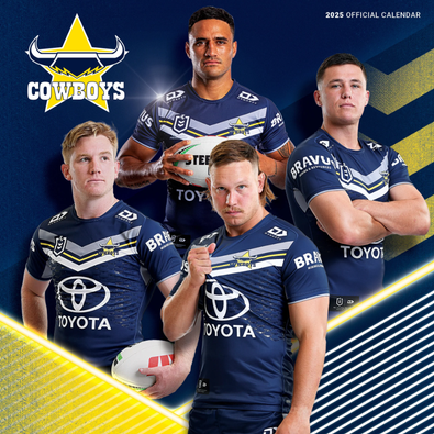 2025 NRL North Queensland Cowboys Calendar cover