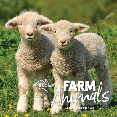 2025 Our Australia Farm Animals Calendar cover