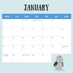 2025 Baby Animals Calendar alternate 2