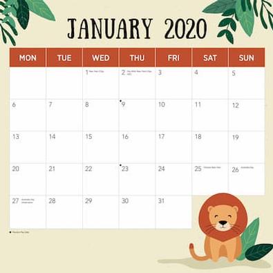 Zoo Babies 2020 Calendar - isubscribe.com.au