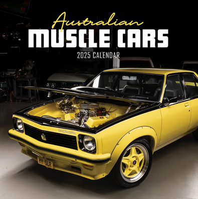 2025 Australian Muscle Cars Calendar cover