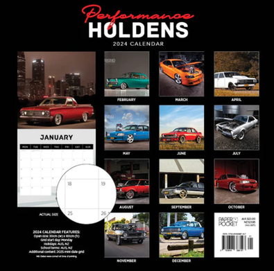 2024 Performance Holdens Calendar - isubscribe.com.au