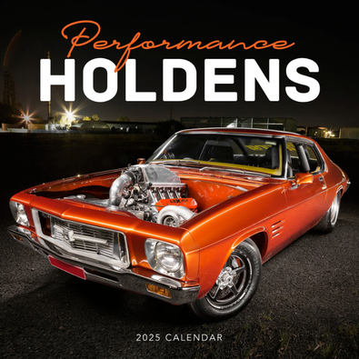 2025 Performance Holdens Calendar cover