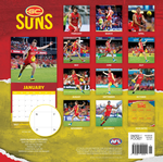 2025 AFL Gold Coast Suns Calendar alternate 3