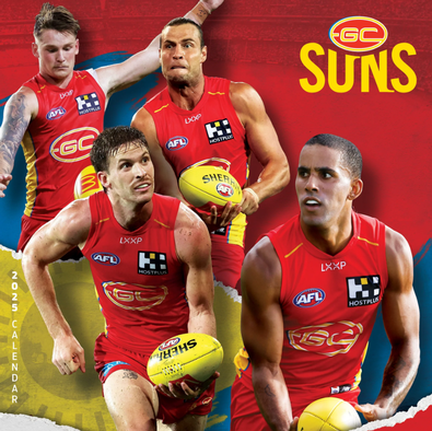 2025 AFL Gold Coast Suns Calendar cover