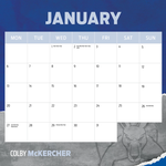 2025 AFL North Melbourne Kangaroos Calendar alternate 2