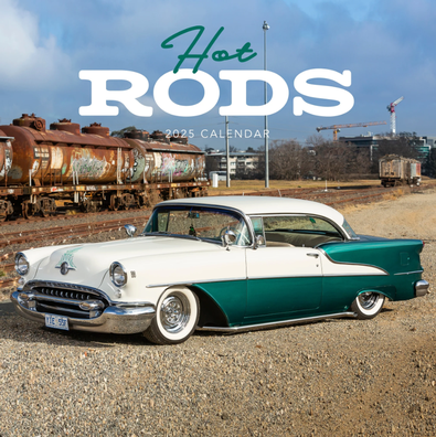 2025 Hot Rods Calendar cover