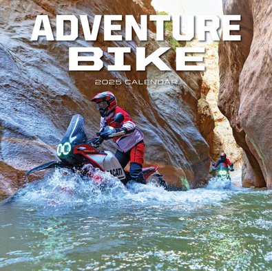 2025 Adventure Bike Calendar cover