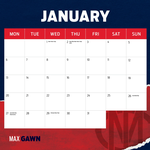 2025 AFL Melbourne Demons Calendar alternate 2