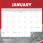 2025 AFL Sydney Swans Calendar alternate 2