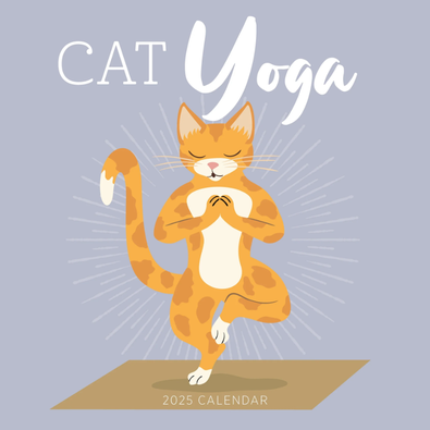 2025 Cat Yoga Calendar cover