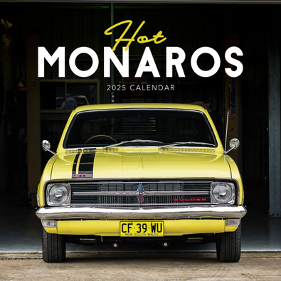 2025 Hot Monaros Calendar cover