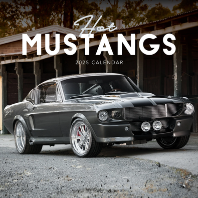 2025 Hot Mustangs Calendar cover