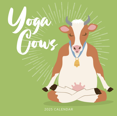 2025 Yoga Cows Calendar cover